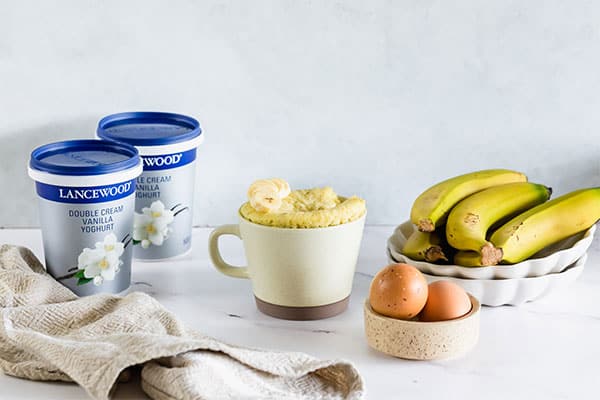 Banana Yoghurt Mug Cake