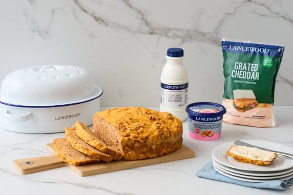 Easy 4-ingredient Cheese & Onion Bread