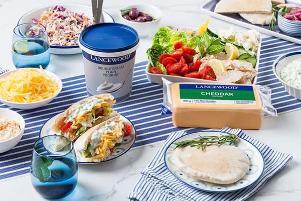 Chicken Pita With Tzatziki & Coleslaw