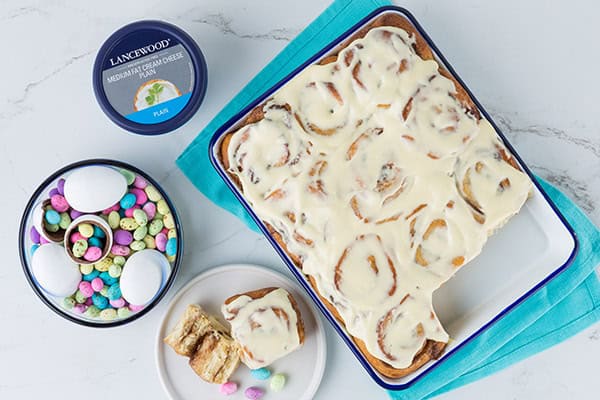 Cinnamon Buns with Cream Cheese Drizzle