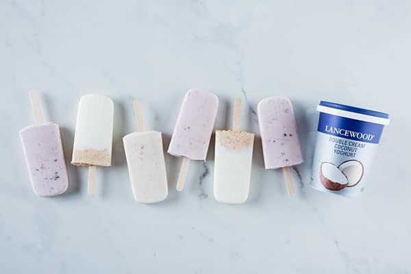 Double Cream Coconut Yoghurt Popsicles