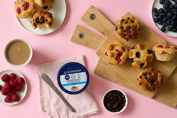 High Protein Cottage Cheese Vanilla Muffins
