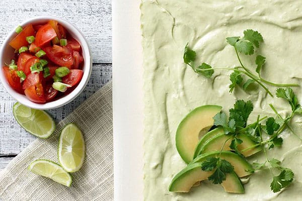 Easy No-bake Avocado Savoury Cheesecake