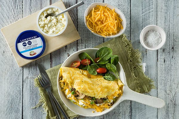Cheese & Mushroom Omelette