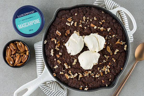 Chocolate & Pecan Nut Skillet Cookie