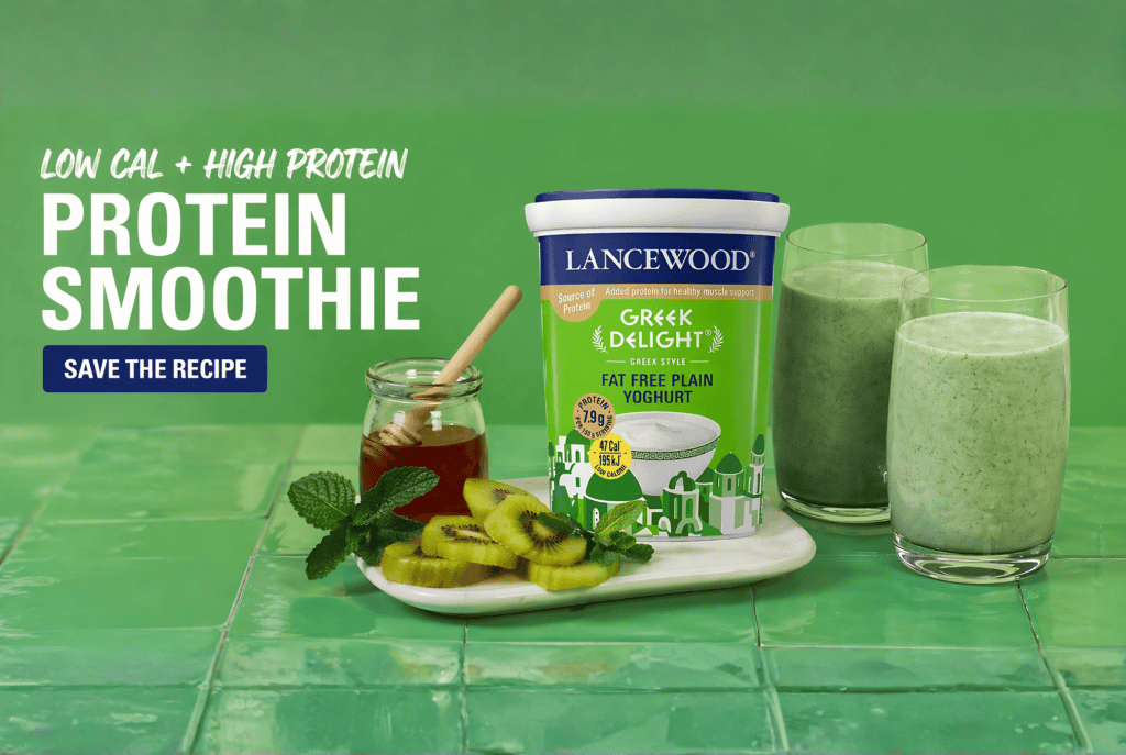New Fat Free Greek Delight® Yoghurt Protein Smoothie Header