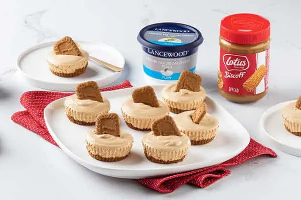Easter Recipes & Easy Dessert Ideas for Easter 2026 LANCEWOOD® Biscoff mini cheesecakes – easy Easter weekend dessert ideas