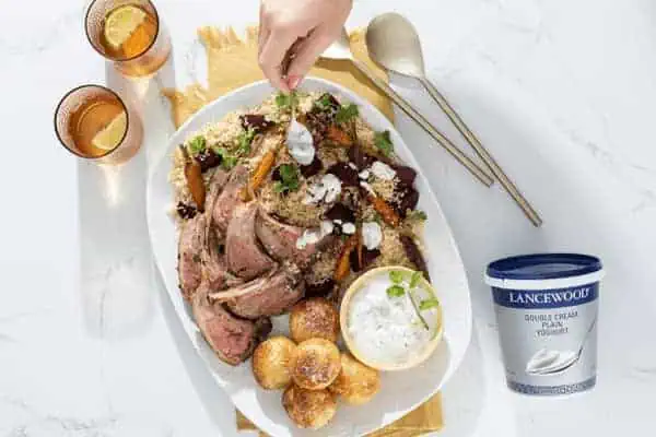 Easter Recipes & Easy Dessert Ideas for Easter 2026 Roast leg of lamb recipe with LANCEWOOD® yoghurt sauce – Easter weekend main dish idea