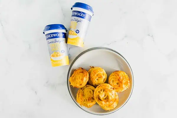 Celebrate World Pasta Day with these 10 irresistible recipes Cheesy spaghetti muffins made with Lancewood cheese sauce, a fun twist on a basic savoury muffin recipe for kids and families