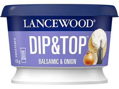 Balsamic & Onion Dip & Top