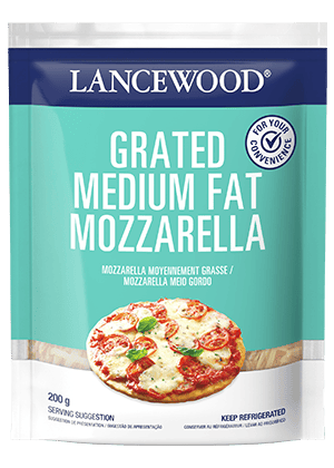 Grated Medium Fat Mozzarella