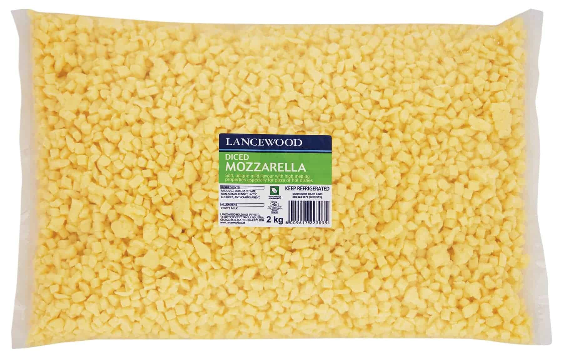 Diced Medium Fat Mozzarella FSI
