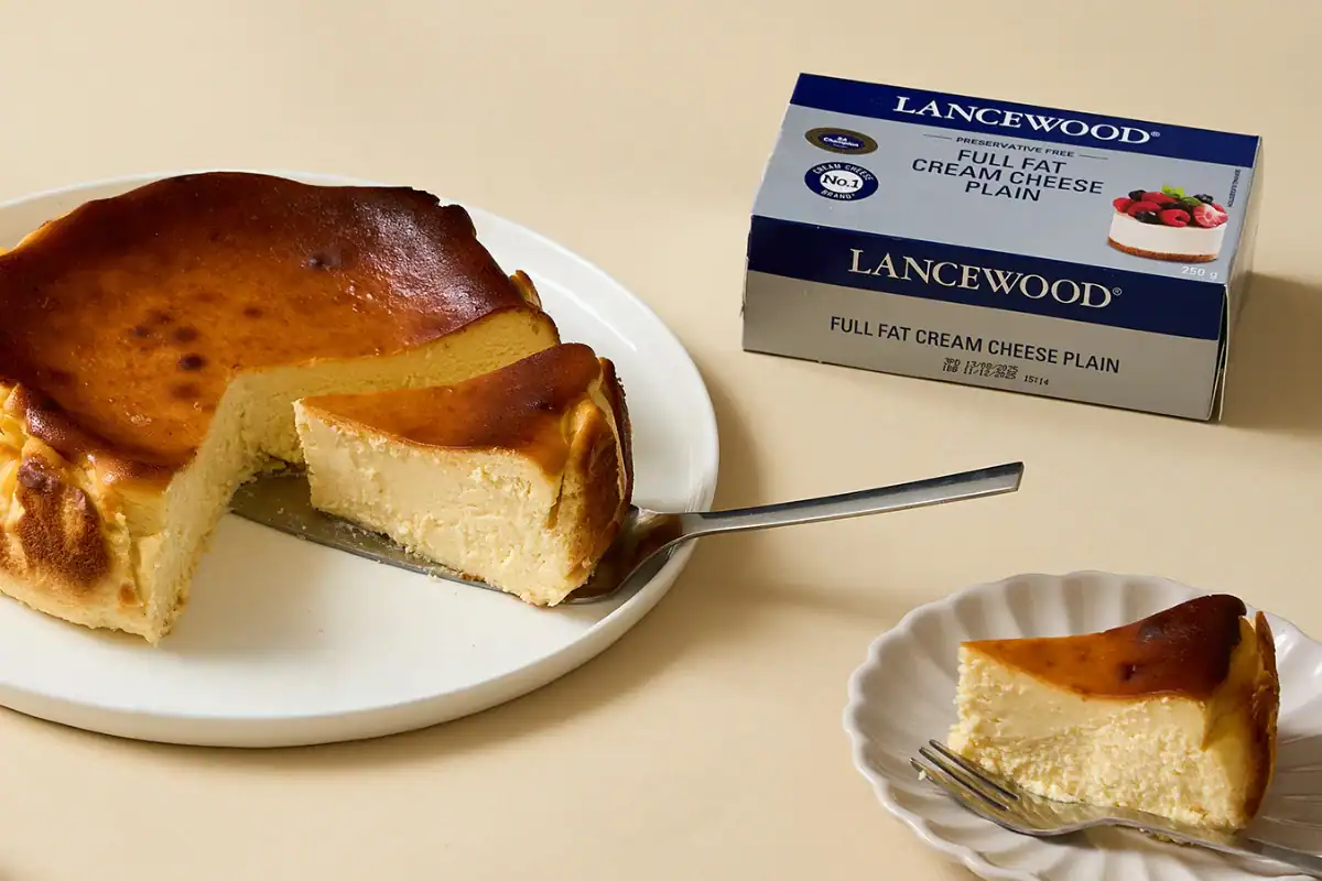 9 Decadent Winter Dessert Recipes and 1 Savoury Cheesecake Twist Sliced Basque cheesecake with a caramelised top and soft cream cheese centre